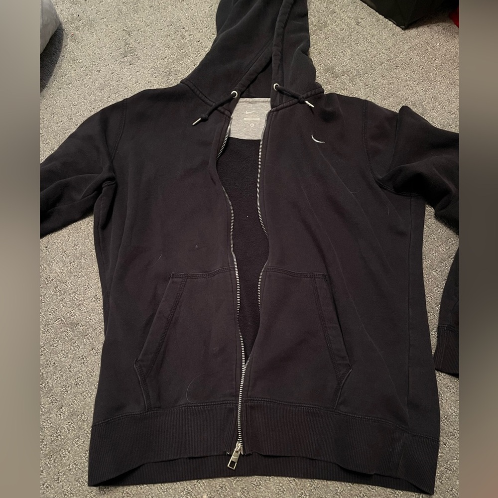Black Nike zip up